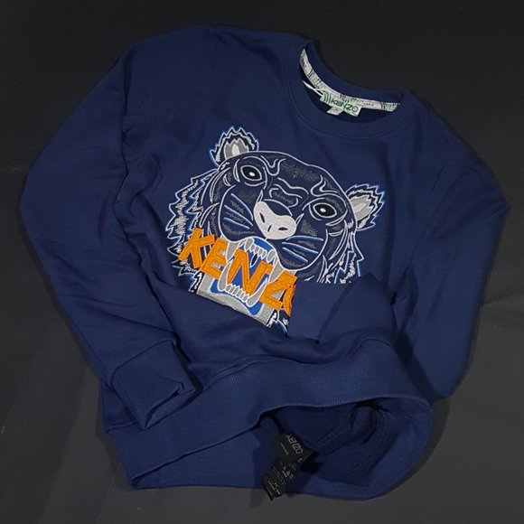 kenzo blue hoodie